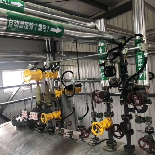 氯氣波紋管截止閥_氯氣儲罐設備應用案例